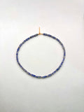 COLLIER JASPE BLEUE