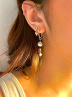 BOUCLES D'OREILLE GRENAT