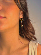 BOUCLES D'OREILLE GRENAT